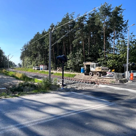 Budowa linii kolejowej z Rzeszowa na lotnisko w Jasionce [sierpień 2023] - fot 5